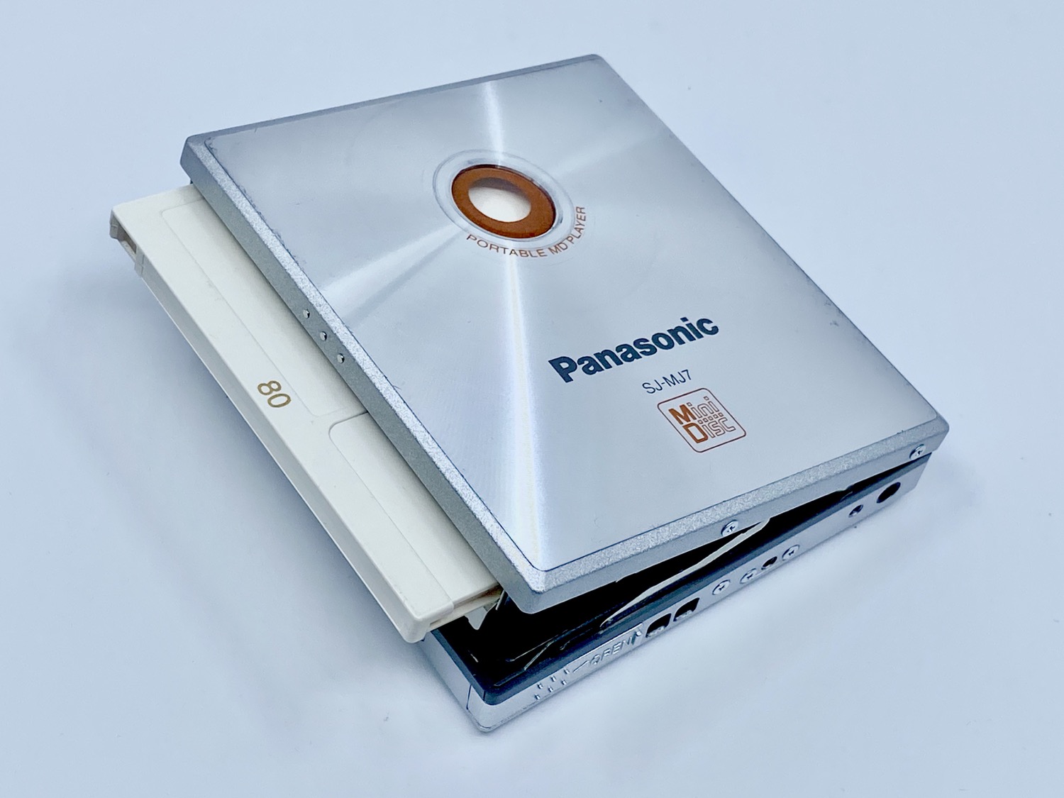 松下電器産業(Panasonic) 80周年記念 MDプレイヤー SJ-MJ7 Panasonic Sj Mj7 Minidisc Player 80th Anniversary Edition | Just-MD