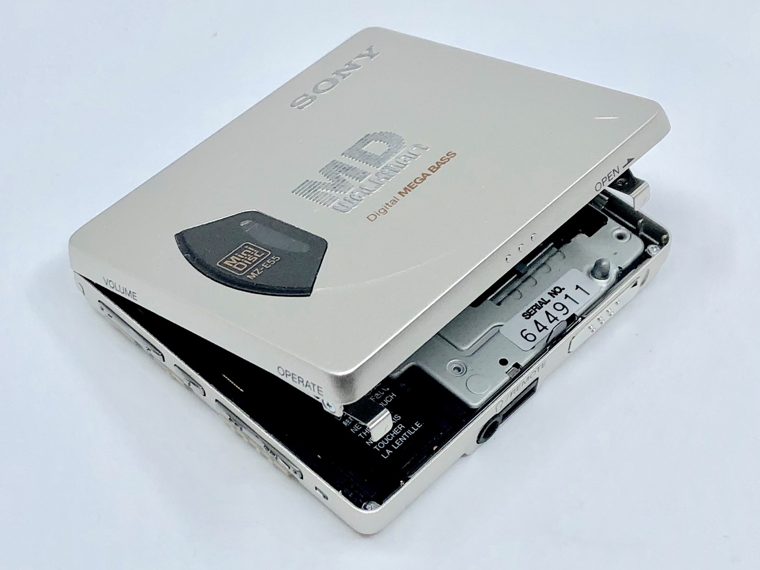 Sony Walkman Sony Mz E55 Minidisc Player Silver | Just-MD