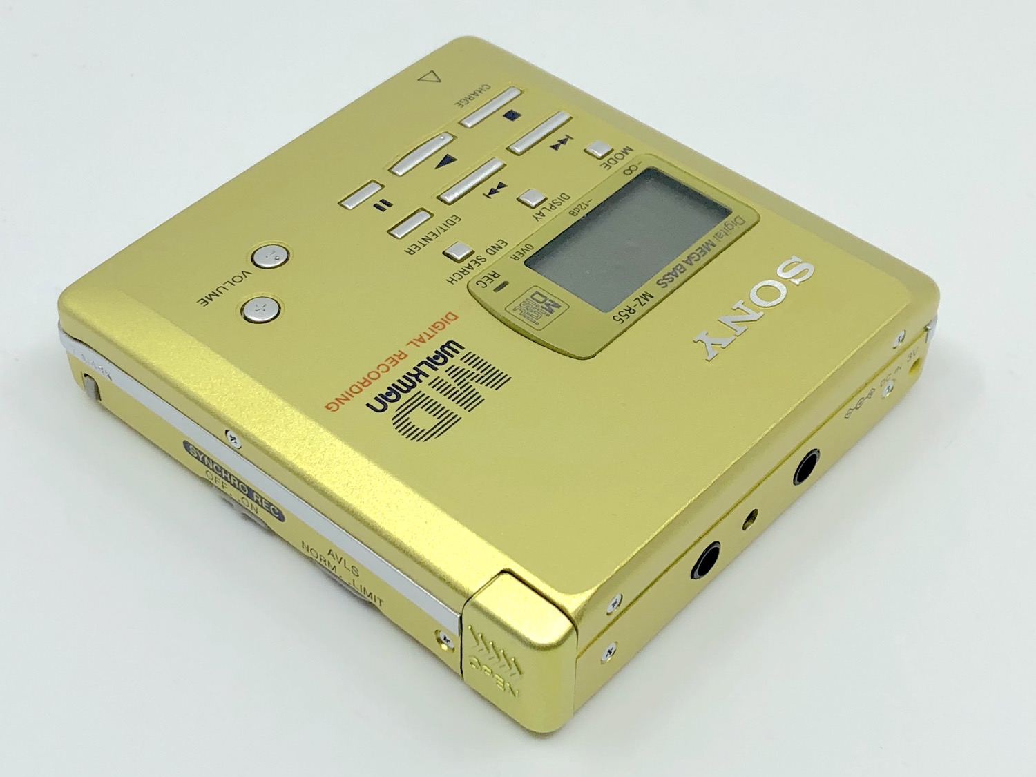 Sony Mz R55 Yellow Minidisc Recorder | Just-MD