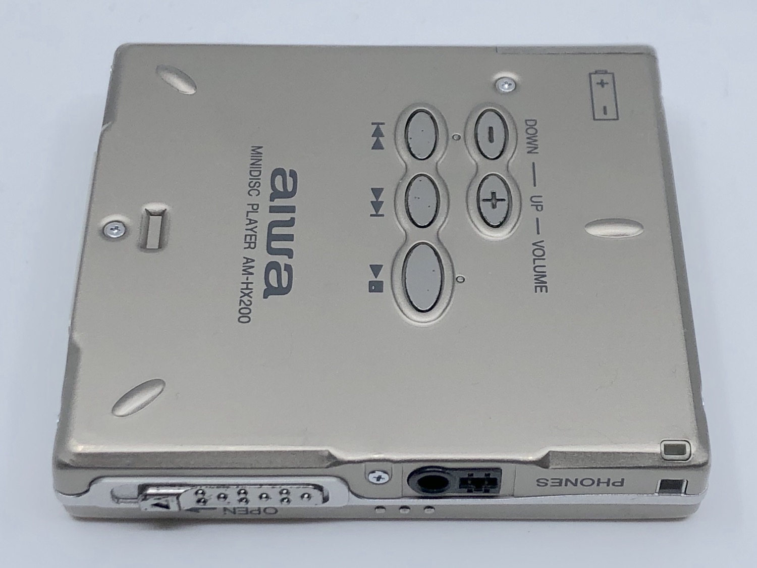 AIWA AM-HX200 ミニディスクプレーヤー　ジャンク Aiwa Am Hx200 Titanium Minidisc Player | Just-MD